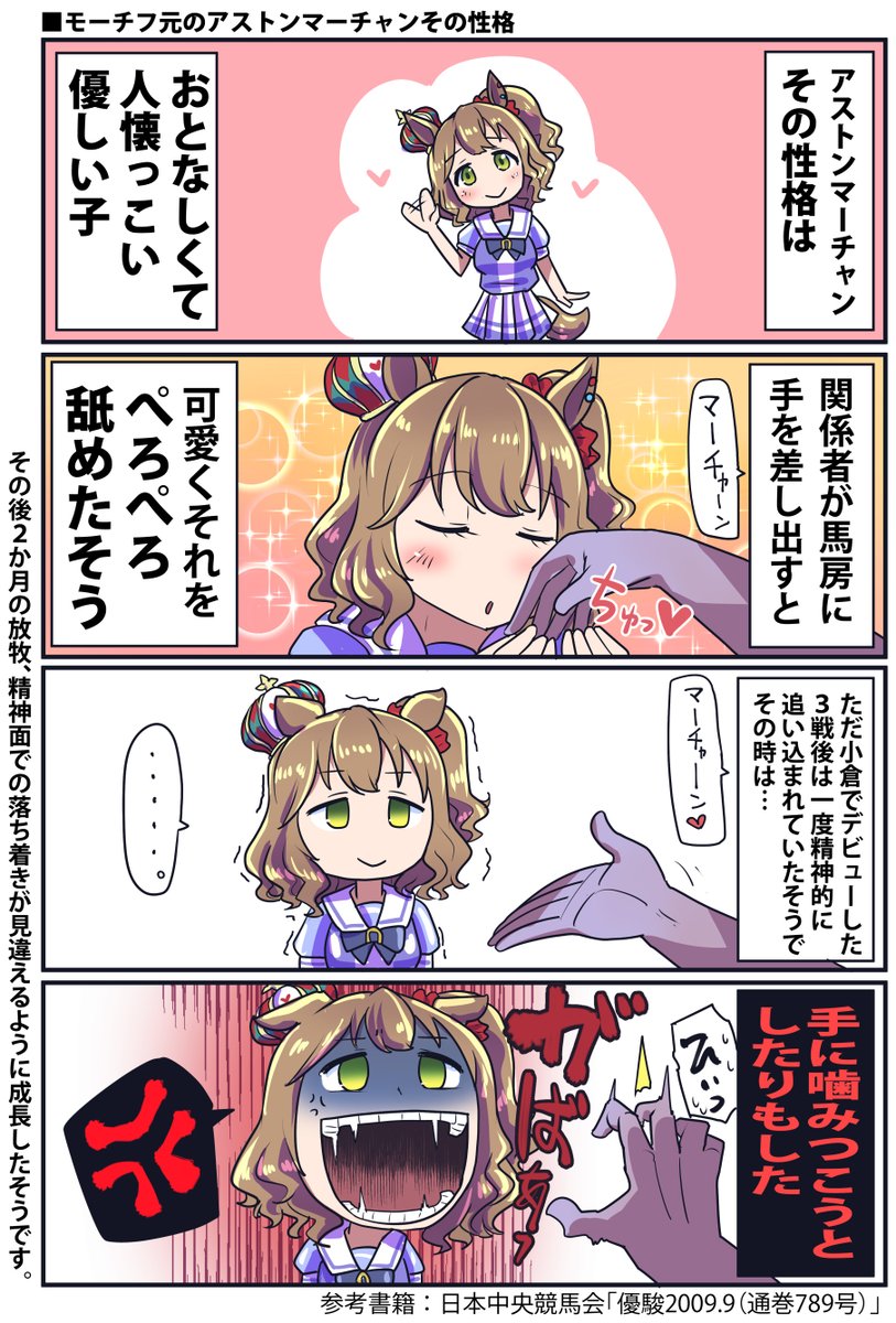 アストンマーチャンの性格についてのお話

#ウマ娘 