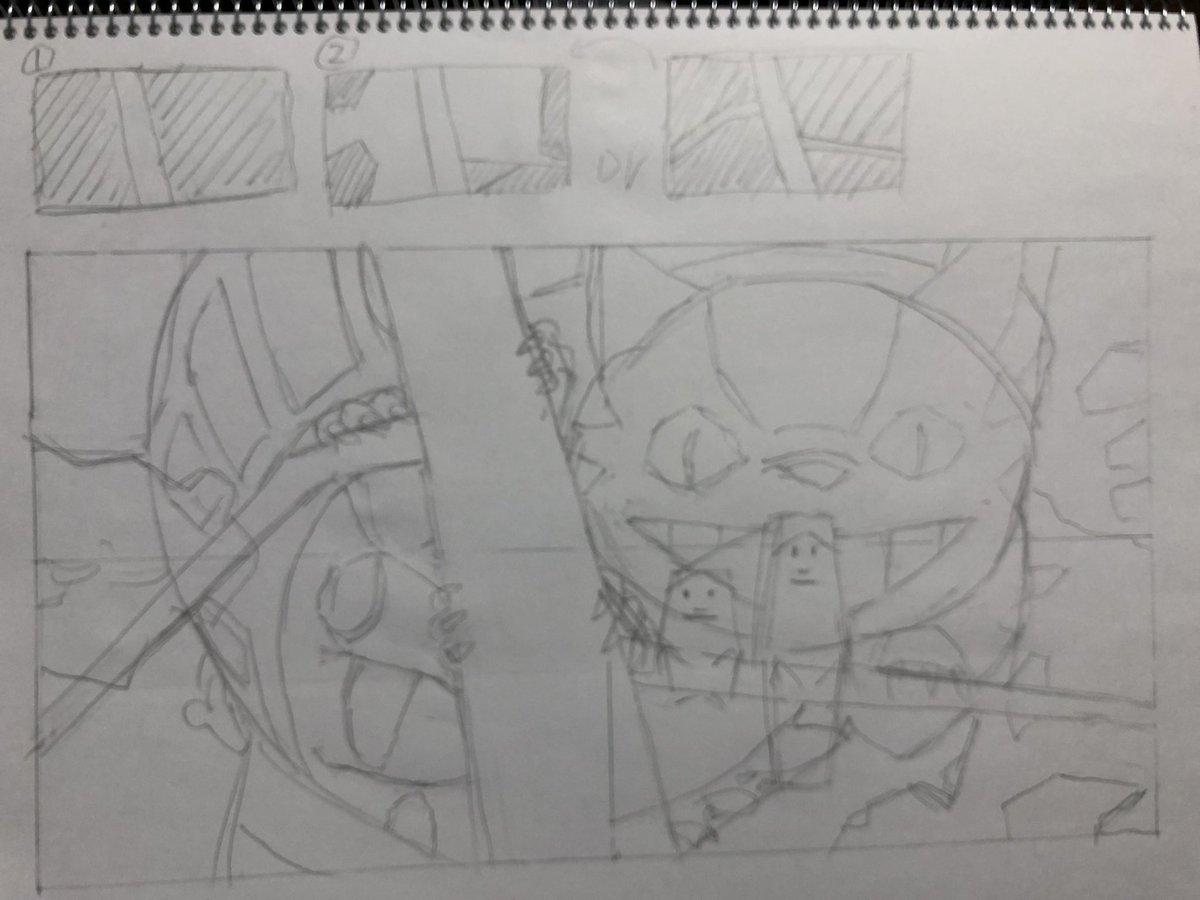 シルエット模写。全体の重要性 