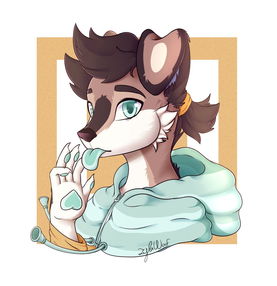 ZylaWoof's tweet photo. Hello! I'm ZylaWoof, and I'm a digital artist who likes to draw furry and sometimes other stuff~ ^ ^

#Furryartist #furryart #furryfandom #furries #Furryartist https://t.co/DPSYCaO7vi