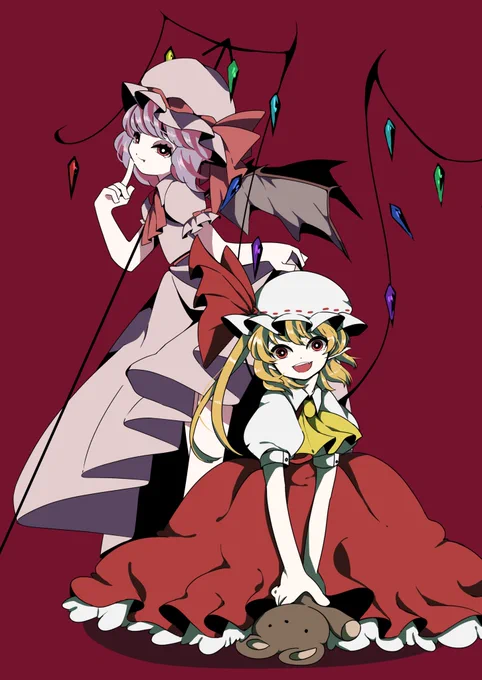 スカーレット姉妹#レミリア #フランドール #東方Project 