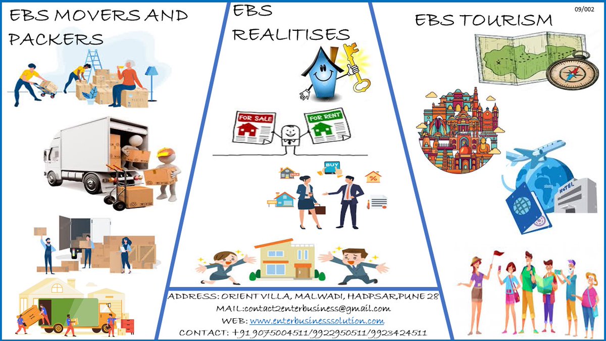 ebsindia14's tweet photo. EBS ( ENTER BUSINESS SOLUTION)
EBS TOURISM
EBS MOVERS AND PACKERS
EBS REALITIES
🤝SERVICE ALL OVER INDIA WITH QUALITY
#logistics #transportation #packersandmovers #bikeshifting #carshifting #comercialshifting #householdshifting #courier #tourism #tour #tourpackages #tourists https://t.co/4TmihxPp37