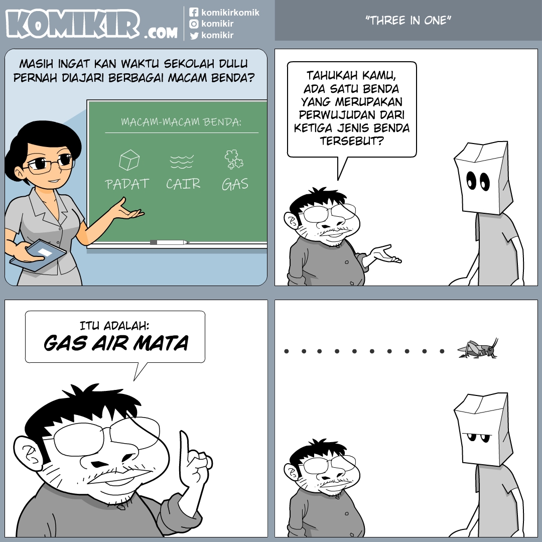 komikir's tweet photo. Komik hari ini: "Three in One". https://t.co/UHhGuyP0AO