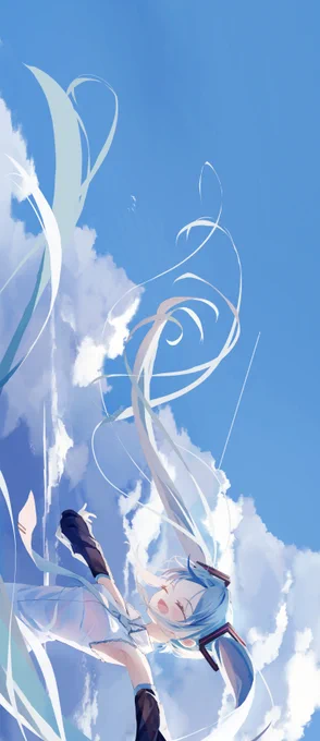 #あなたのあお色の作品を見せてください これだった 