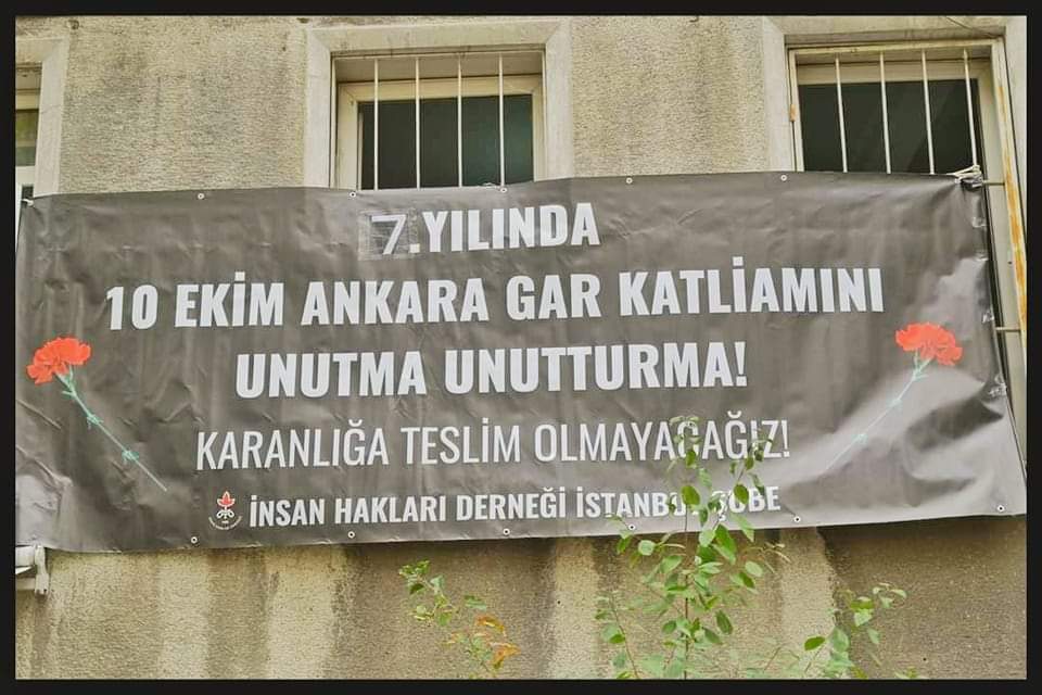 Unutmadık! Unutmuyoruz! UNUTTURMAYACAĞIZ! Afetmiyoruz! Affetmeyeceğiz... #10EkimAnkara