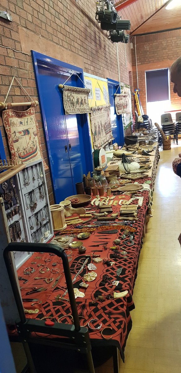 FedStMarys's tweet photo. Y5 are half way through their amazing Viking day. Lots of learning taking place, finding out about how all the artefacts were used. Some surprises discovered along the way. #VikingDay https://t.co/HvlMoakpzT