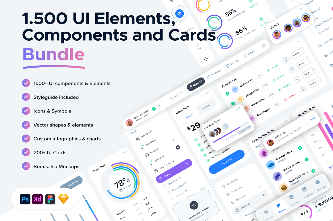 ertyazilim's tweet photo. 1,500 UI Elements, Components and Cards - only 37!: NOW ON: 1,500 UI Elements, Components and Cards - only 37!

Expires: October 17, 2022, 11:59 pm EST

This bundle includes four different amazing products with 1500+ UI elements, components, widgets,… https://t.co/8PaAdIHjtC https://t.co/e07ELumiqE