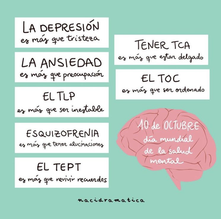 Lauuragarciac's tweet photo. Cuidar y querer mucho nuestra salud mental.🧠🎀 https://t.co/BGP9hss3XJ