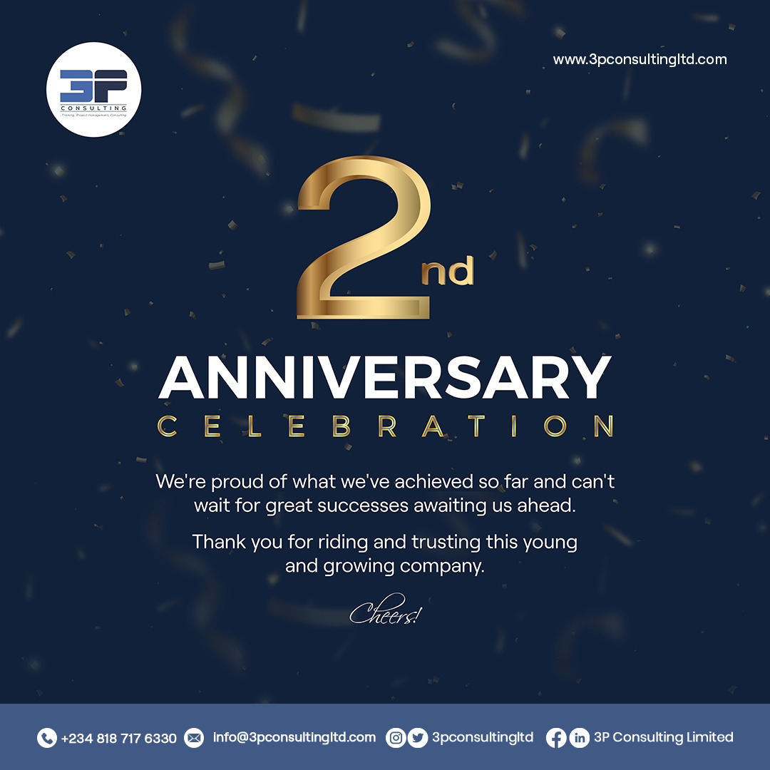 3pconsultingltd's tweet photo. Thank you for a beautiful two year ride. #anniversary #3pconsulting https://t.co/0itVyNVpIt