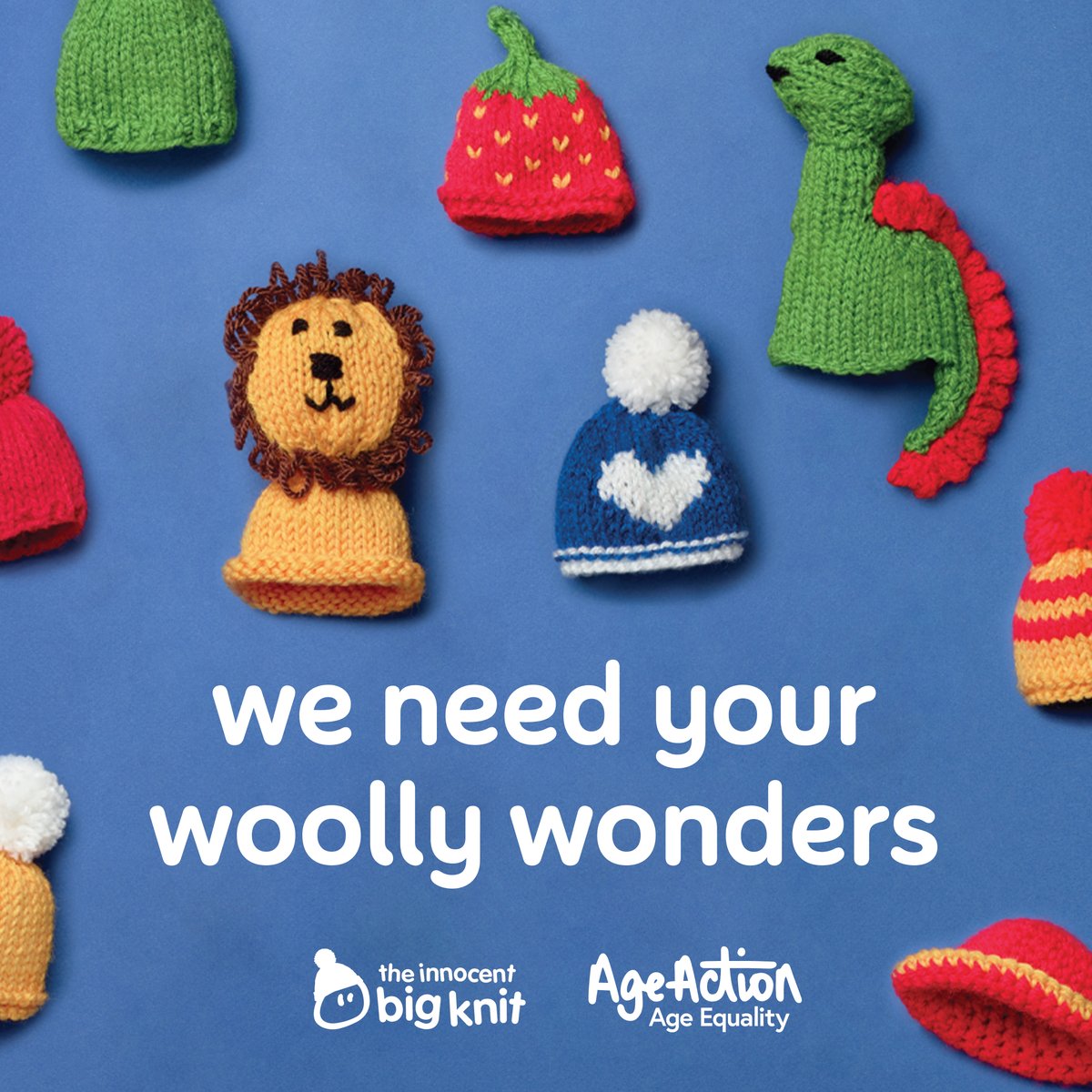 Attention knitters. We need lots more bobble dazzlers from you before the end of November.

Great news. There are now 32 lovely libraries across Ireland taking in your little hats for free (*gives big round of applause*). Library list in bio. Thanks knitting legends.