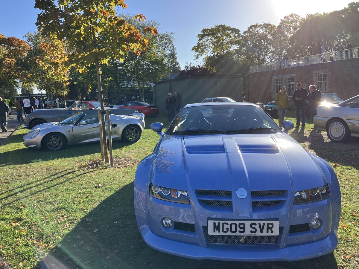 PistonBrokeSo's tweet photo. Extra thanks to those that bought their cars out and joined us on the lawn for the Scramble, or lent us something special to show. Some true gems mixed in with the more obvious attractions. https://t.co/OxQx1bJf6I