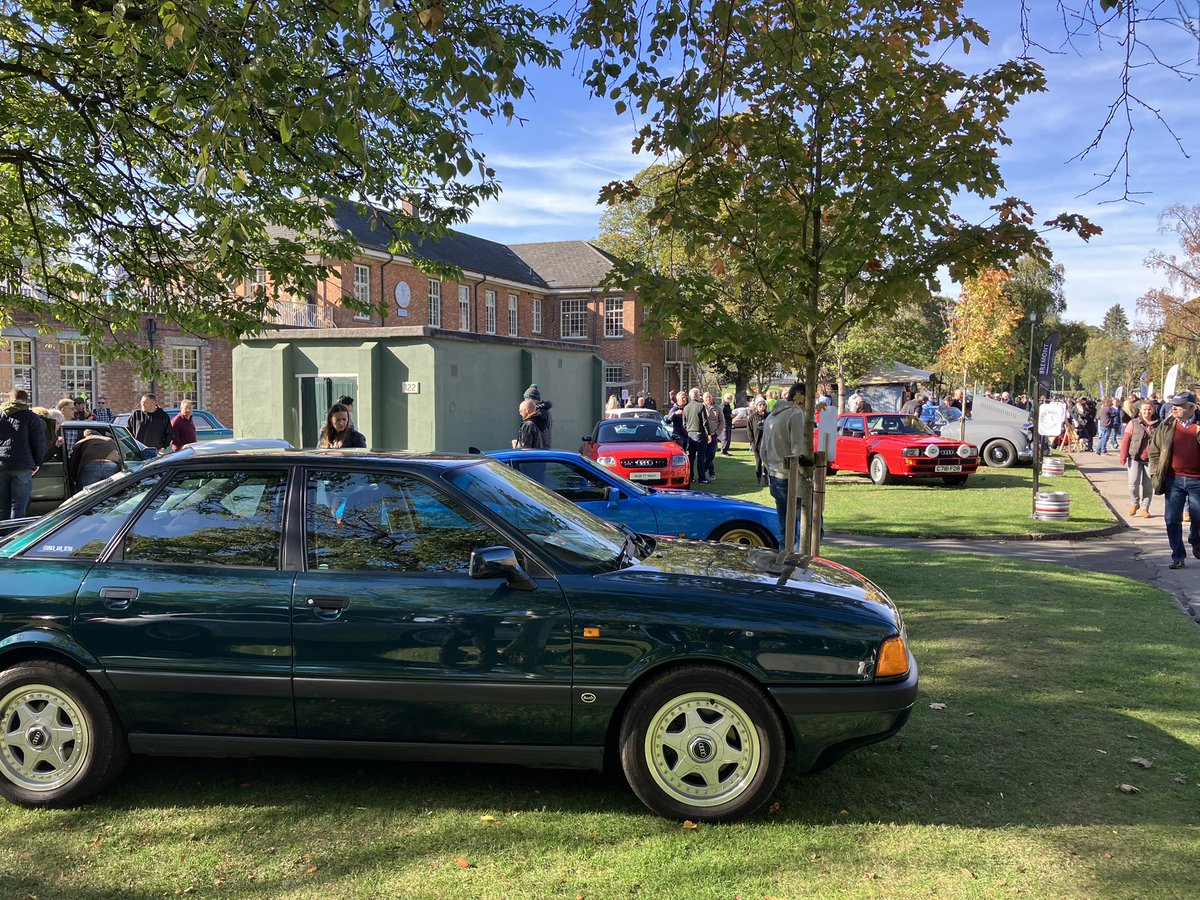 PistonBrokeSo's tweet photo. Extra thanks to those that bought their cars out and joined us on the lawn for the Scramble, or lent us something special to show. Some true gems mixed in with the more obvious attractions. https://t.co/OxQx1bJf6I