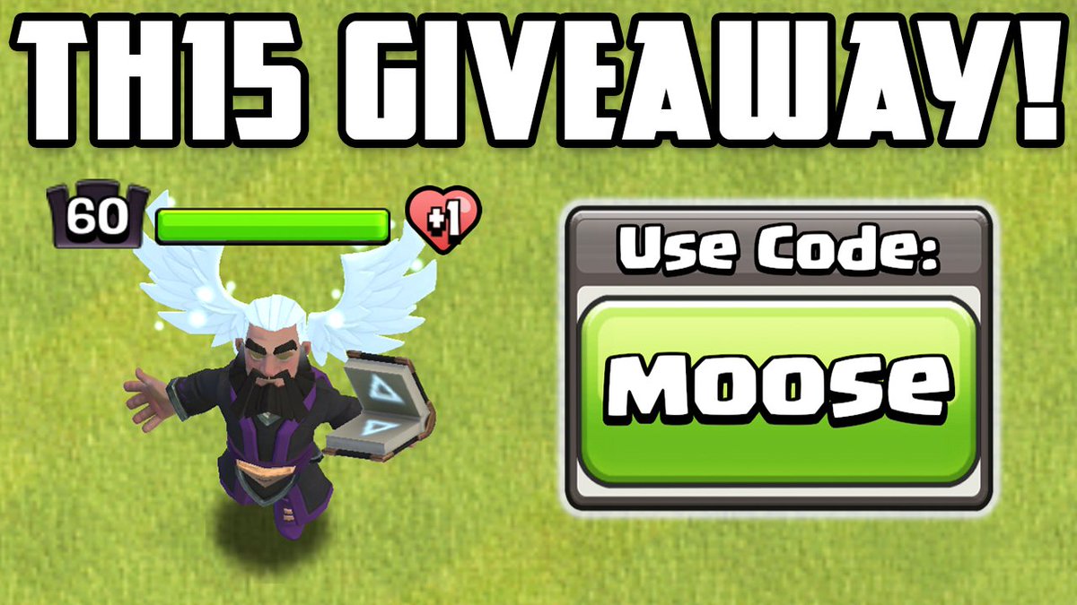TOWN HALL 15 GIVEAWAY! 3 X WINNERS! £10 Each via PayPal.

All you have to do to enter is:

▶️ Like
▶️ Follow 
▶️ Retweet
❤️ (Optional) Reply with a screenshot using Creator Code MOOSE!

Sir Moose Creator Code Link: link.clashofclans.com/en?action=Supp…

Ends 14/10/22!