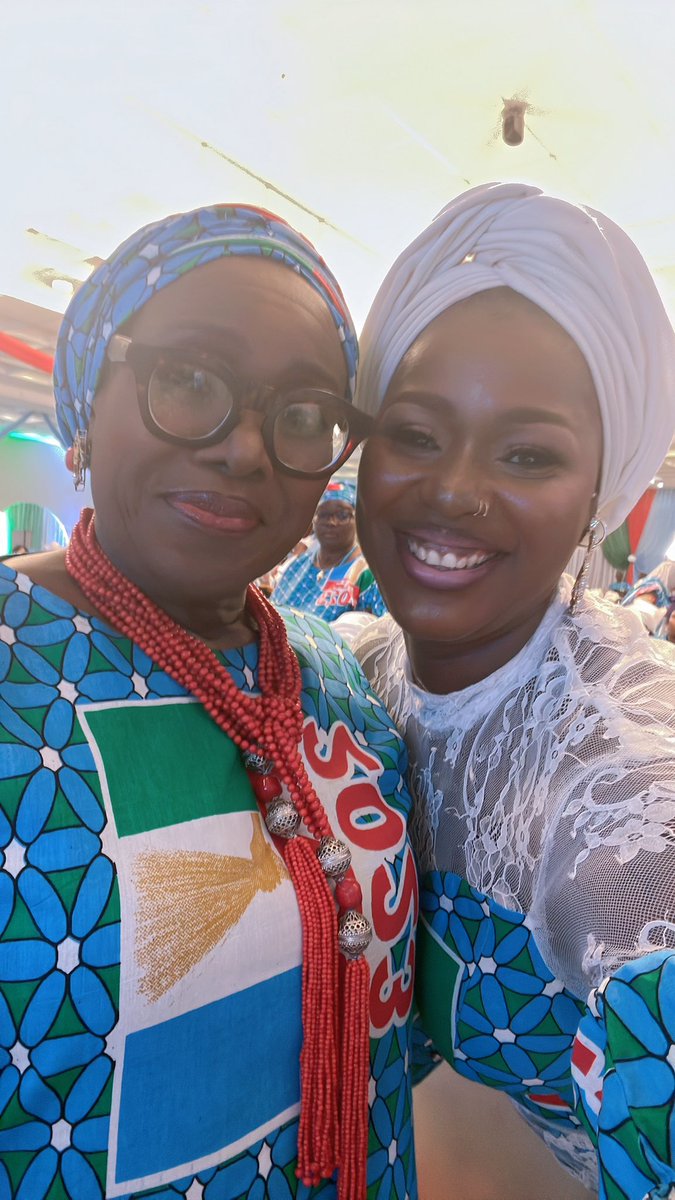 Mz_Tosyn's tweet photo. Aunty Joke Sliver is here 😍😍 #WomenInPolitics https://t.co/iwlS1E94Zm