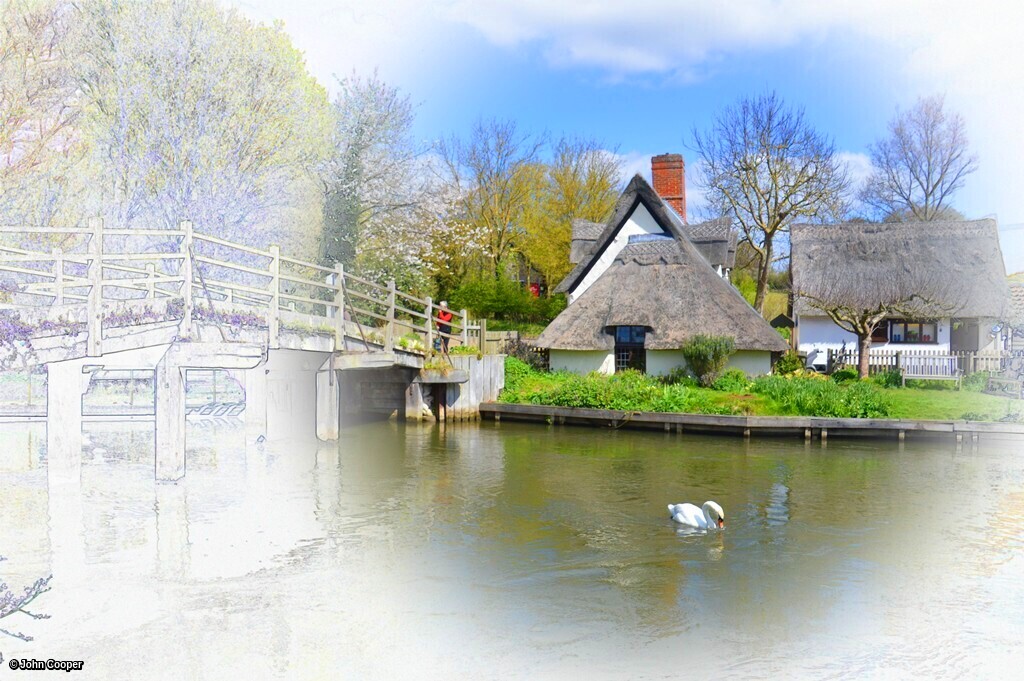 TheSuffolkMan's tweet photo. #BridgeCottage #Flatford @FSCFlatfordMill @NationalTrust #Suffolk https://t.co/H1XQwmvnot