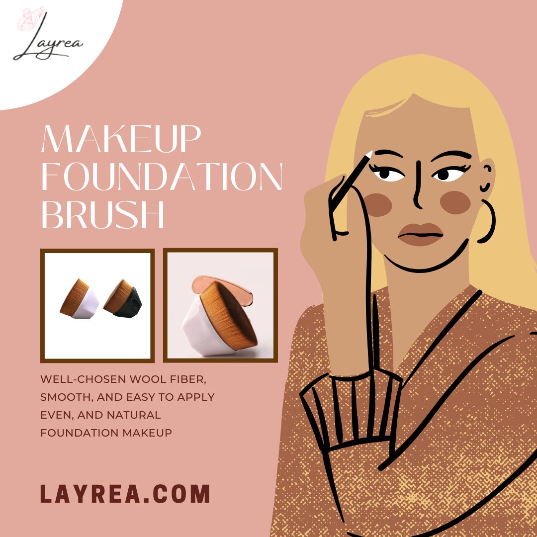 Layrea_'s tweet photo. MAKEUP FOUNDATION BRUSH
Sale price$12.99
👉WELL-CHOSEN WOOL FIBER, SMOOTH, AND EASY TO APPLY EVEN, AND NATURAL FOUNDATION MAKEUP.
#layrea #trending #lady #facemakeup #makeupbox #trend #selfcare #beauty 
🔥Order Now- https://t.co/B41ABuvfb1🔥 https://t.co/wjK1A8l69V