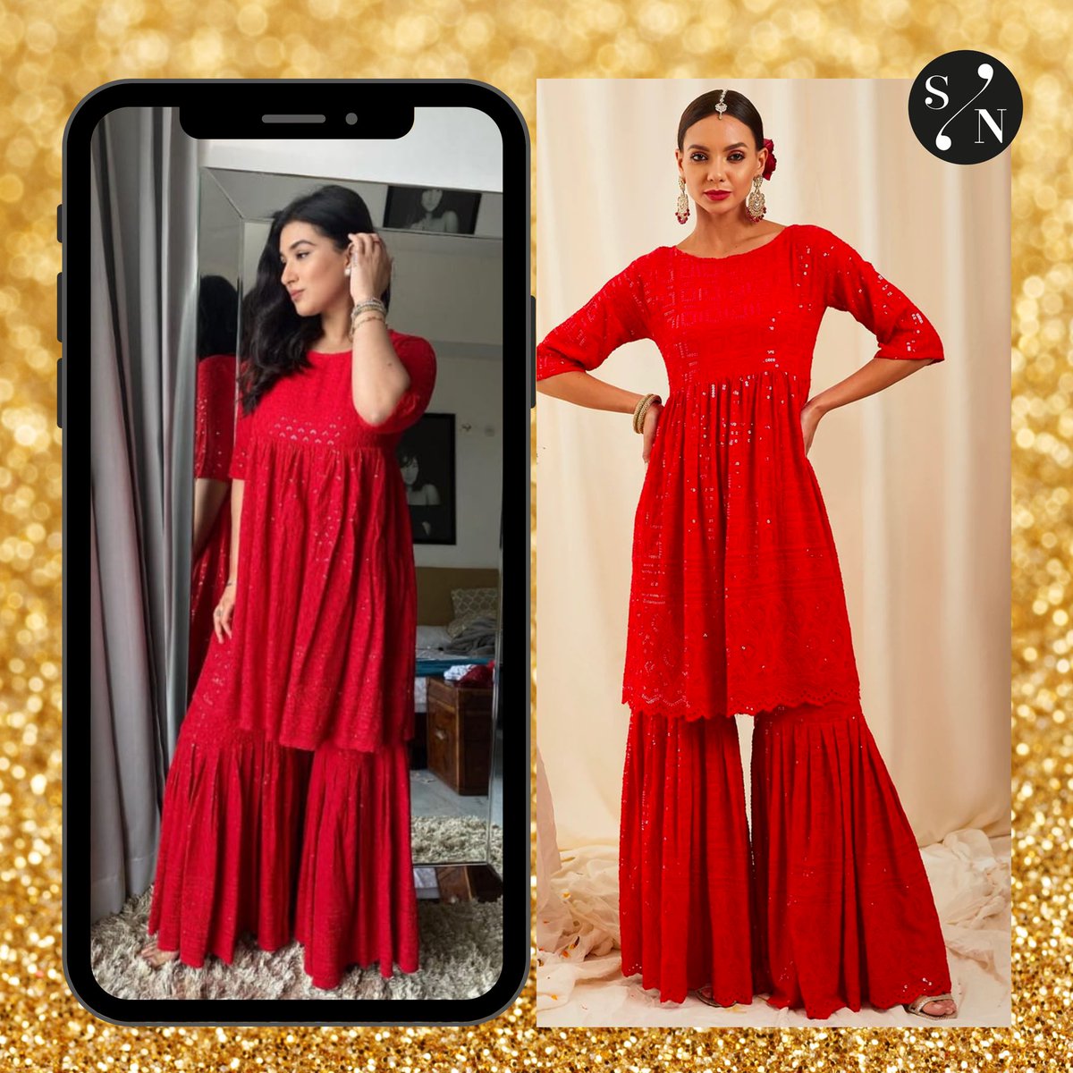 Style_Nook's tweet photo. What you see: How it looks on the model.
What your stylist sees: How it will look on YOU.
Your stylist will find you stunning outfits - whether you're size XS or 5XL!
#stylenook #festiveoutfitinspo #diwalilooks #personalstylist #customerlooks #reelvsreal https://t.co/qjOP4aTUI0