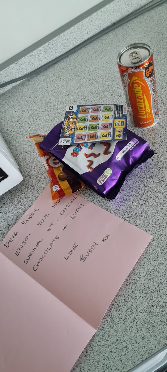 Buddy Week at work! Thank you 😍
