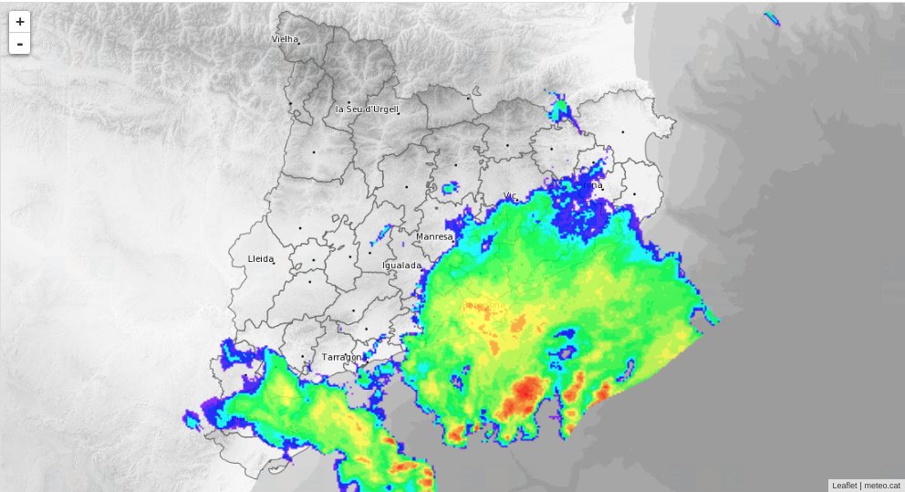 📰 Nota de premsa: El nou producte d'Advecció Radar del Servei Meteorològic de Catalunya permetrà veure la precipitació de la pròxima hora 
Més informació: bit.ly/3rEMWDD