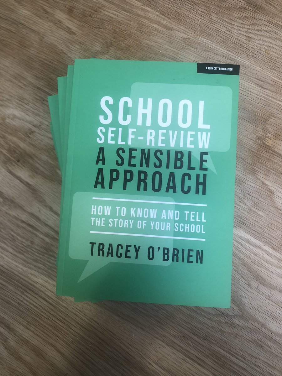 tob22's tweet photo. They’ve arrived!! Great reading material for your teams - works across all sectors. Competition time coming later. @johncatt #selfreview #schoolevaluation Available from John Catt publications. https://t.co/mwlG61FGYG
