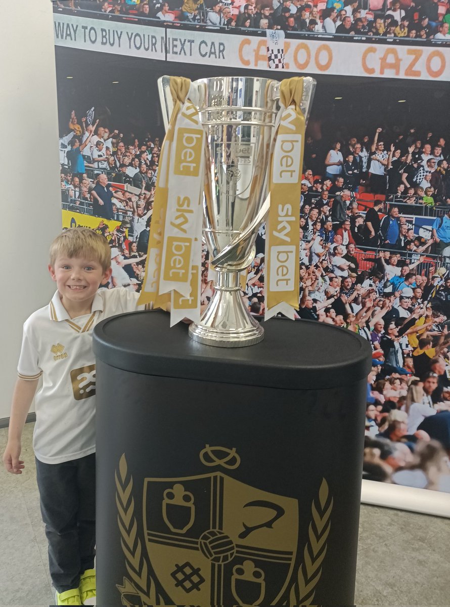 Em1lyJH's tweet photo. @OfficialPVFC My boy being free to celebrate and be himself is what it is all about to me. Being autistic, he often struggles in crowds, but the care that has been shown by the fans has been amazing. He loves going home and away and tells everyone who will listen about The Vale. #ValeTogether https://t.co/nSjlCR1cY6