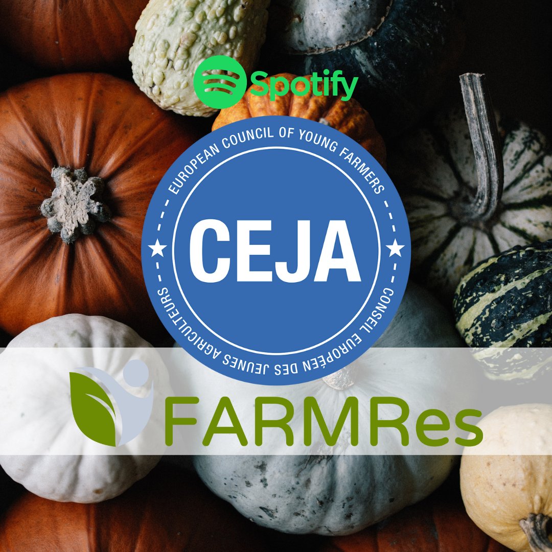 _CEJA_'s tweet photo. FARMRes podcast is out! 

In the first episode the introduction to #FARMRes Erasmus+ project with the intervention of Lies Messely, researcher at the Flanders Research Institute for Agriculture and Marian Glovatak, young farmer from Slovakia.

Listen now➡️https://t.co/qUnnQ3nMoa https://t.co/6oaRPkQ0dE