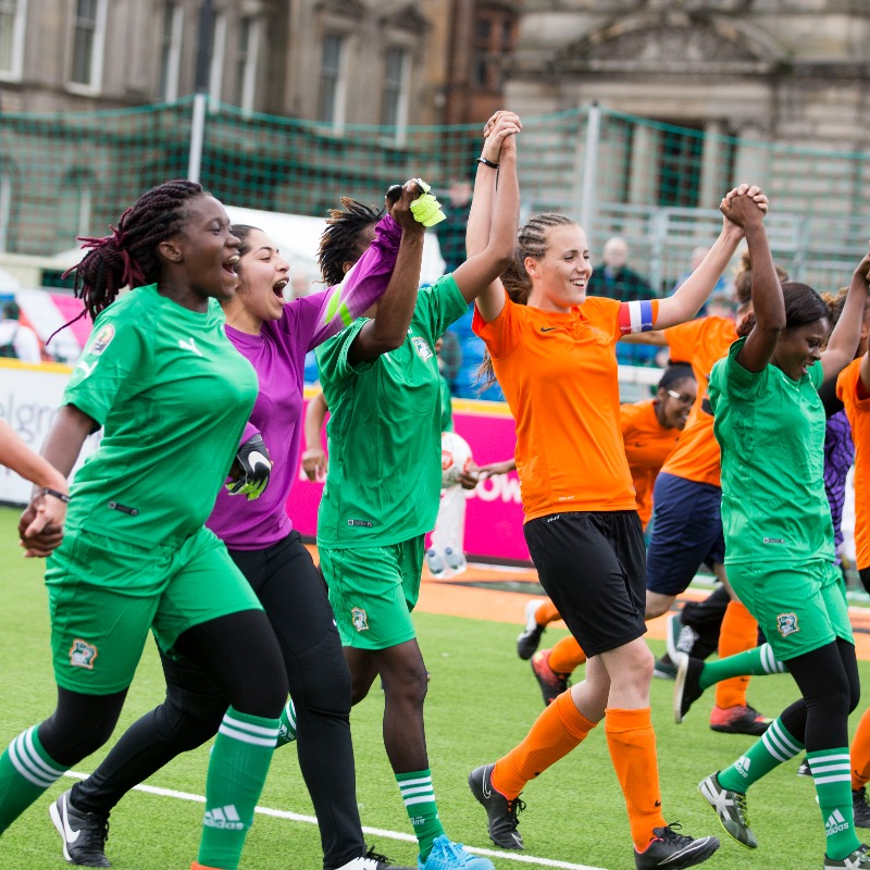 UEFA's tweet photo. 🏡  What does "home" mean to you?

⚽ We are proud to work with @HomelessWrldCup to use the power of football to overcome divisions and discrimination.

#WorldHomelessDay #PlayingForHome
