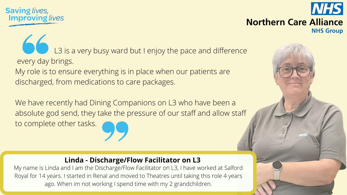 Meet Linda who works on L3, Linda is usually the first person our Dining Companions meet on L3, always so friendly and engaging true superstar💛💛💛💛💛