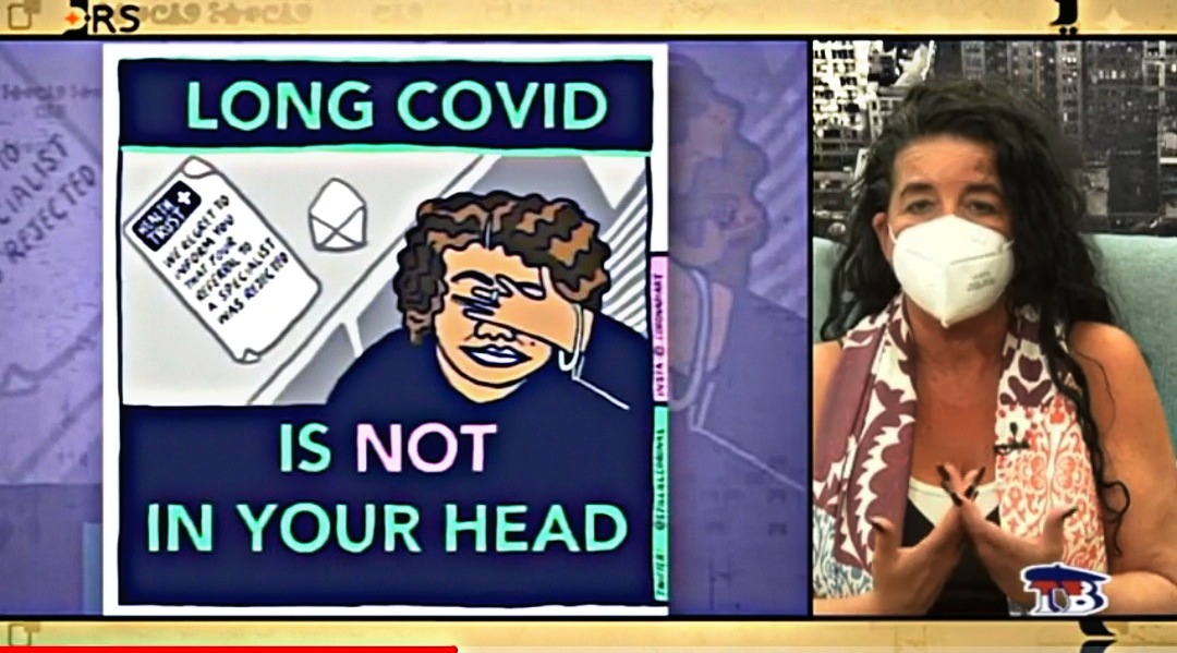 'Cuando la vida se pone dura, tú tienes que ser más dur@'.@isabelledelez

Vivir con #LongCovid es vivir un presente incierto y un futuro, más incierto que el del resto de l@s mortales.
@TeleBilbao
#RevistaSemanal
#MaríaJesúsGarcía
#TreatLongCovid
#SarsCov2persistente