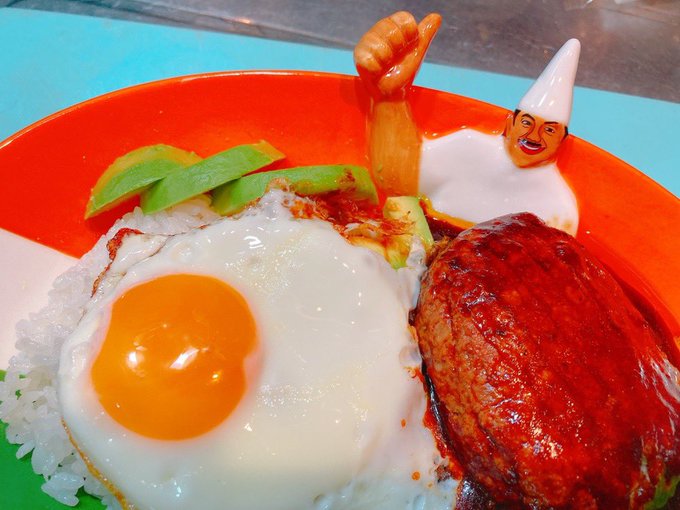 おじさん、ロコモコ 