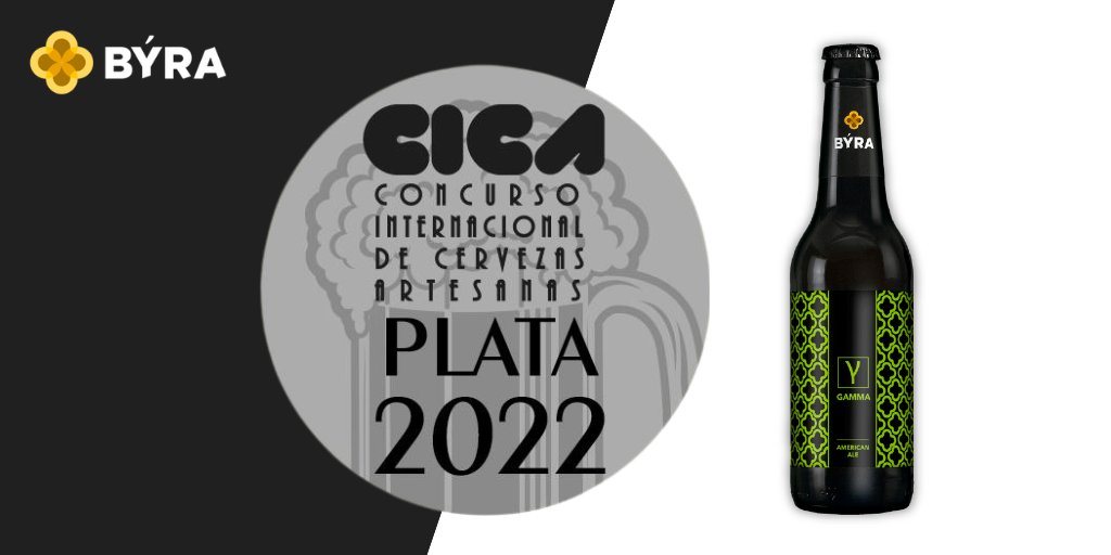 Nuestra #BÝRAGAMMA se ha llevado una Medalla de Plata en el <a href="/CICAconcurso/">CICA</a> !!!! 👏👏👏
 #felicidadcervecera #premiosmerecidos