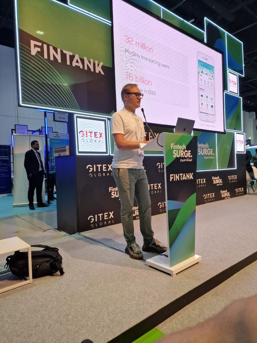 dapioapp's tweet photo. We had the fantastic opportunity to speak at Fintech Surge - GITEX GLOBAL, and our #CEO Kosta Du spoke about the fusion of embedded finance and super apps! 🚀

What are your thoughts on super apps? Let us know below!💡

#superapps #embeddedfinance #fintech #gitexglobal #gitex2022 https://t.co/mxTDdJUghw