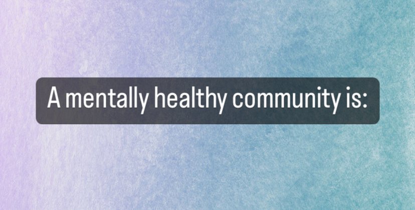 "One that is open about anything and everything, provides a safe space for those who need it. Acknowledges and respects a person who admits their mental health is taking a battering. There is no judgement, just an understanding and an open ear."
<a href="/MyBCU/">Birmingham City University</a> #WMHD2022
