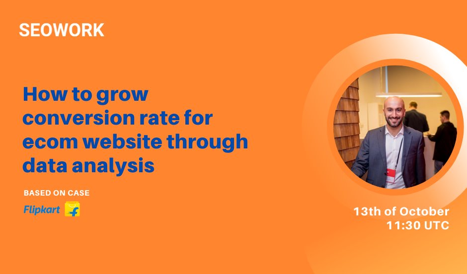 SEOWORKofficial's tweet photo. Hey! 👋
It's Monday and it's time to plan your week! 
Do not forget about our live webinar👇
We will provide an insights into how evaluate different content types' effect on conversion rate for different products and increase CR by content modifications.
https://t.co/W94qHSJUpg https://t.co/CpmTXV7Ldb