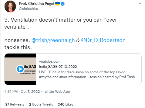 moog77's tweet photo. Debunking the mythbusters
I see that @IndependentSage are saying that that those noting the downsides of "over ventilation" are talking nonsense, so I thought I'd see what evidence they have to support that a quick 🧵 https://t.co/CXEToFqYYG