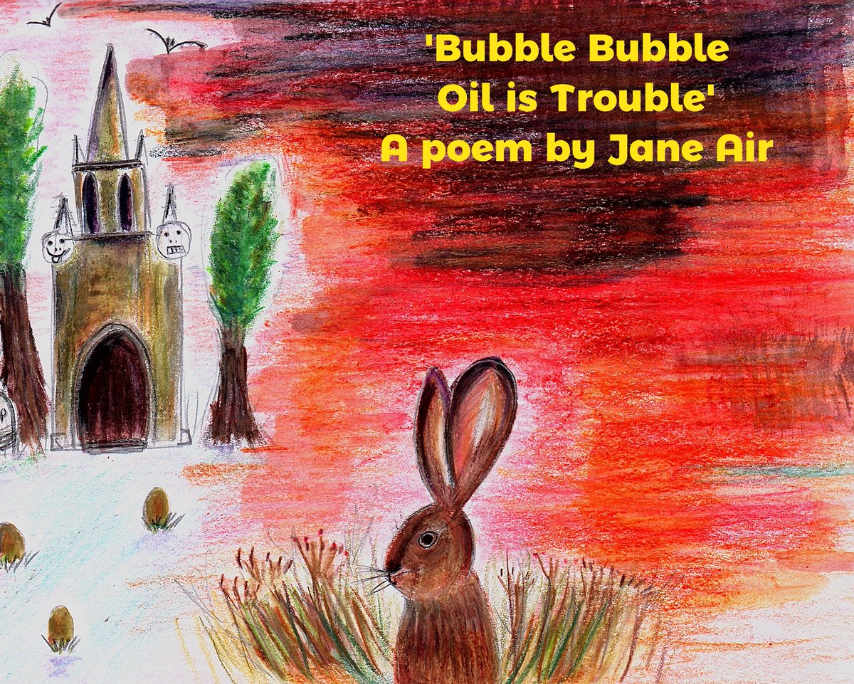 janeairpoetry's tweet photo. Will have another go at this - for a frontpiece for my audio of #bubblebubbleoilistrouble poem - a campaign poem against #oildrilling in #Biscathorpe. Have read today that #edgonresources want to play a part in the landscaping of #biscathorpe PLEASE NO NO NO NO NO NO !!!!!!!!!!!! https://t.co/agPNFcO81u