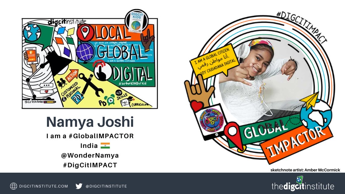 #Day7
1st Student #GlobalIMPACTOR 
Kicking off our #DigCitSDGs WEEK 2 month of action 4 classrooms around 🌏 encouraging them how to #UseTech4Good💻 

I will be sharing  the 🪄 How to be an IMPACTOR🌀?

Stay 🎧 excited 🌟 #EachOneTeachTen 👥#DigCitSDGs @mbfxc @etamez