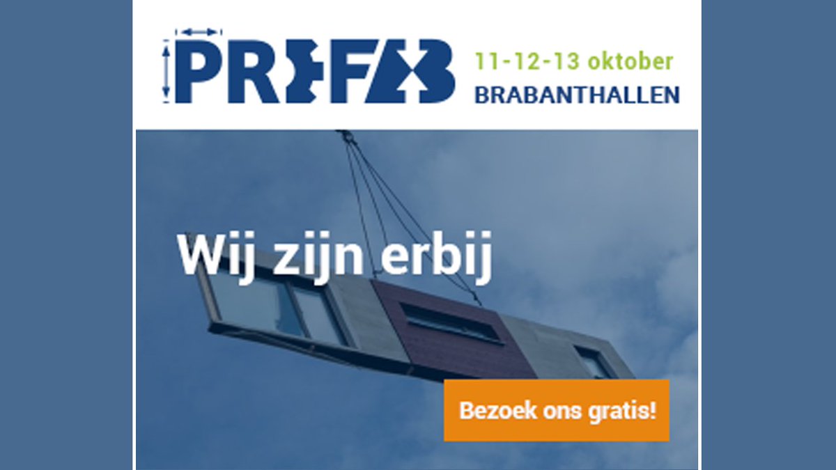 Morgen begint de Prefab Beurs in de Brabanthallen! Wij zijn aanwezig met ons New Builders Plein, op standnummer D056, zien we jullie daar? 
Je kan je nog steeds gratis aanmelden via onderstaande link:
lnkd.in/eTuPTM_4

#prefabbeurs #nieuwbouw #ontmoeten