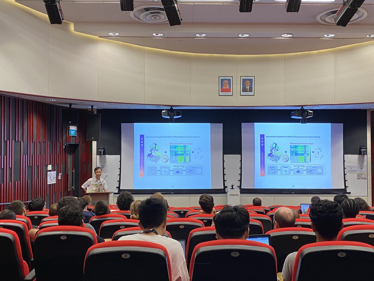 CNRSatCREATE's tweet photo. Second class this morning: Introduction to #DeepLearning (by Hwee Kuan Lee)
A brief review of current status of deep learning and a geometric explanation of neural network learning. https://t.co/y8m7UScA8t