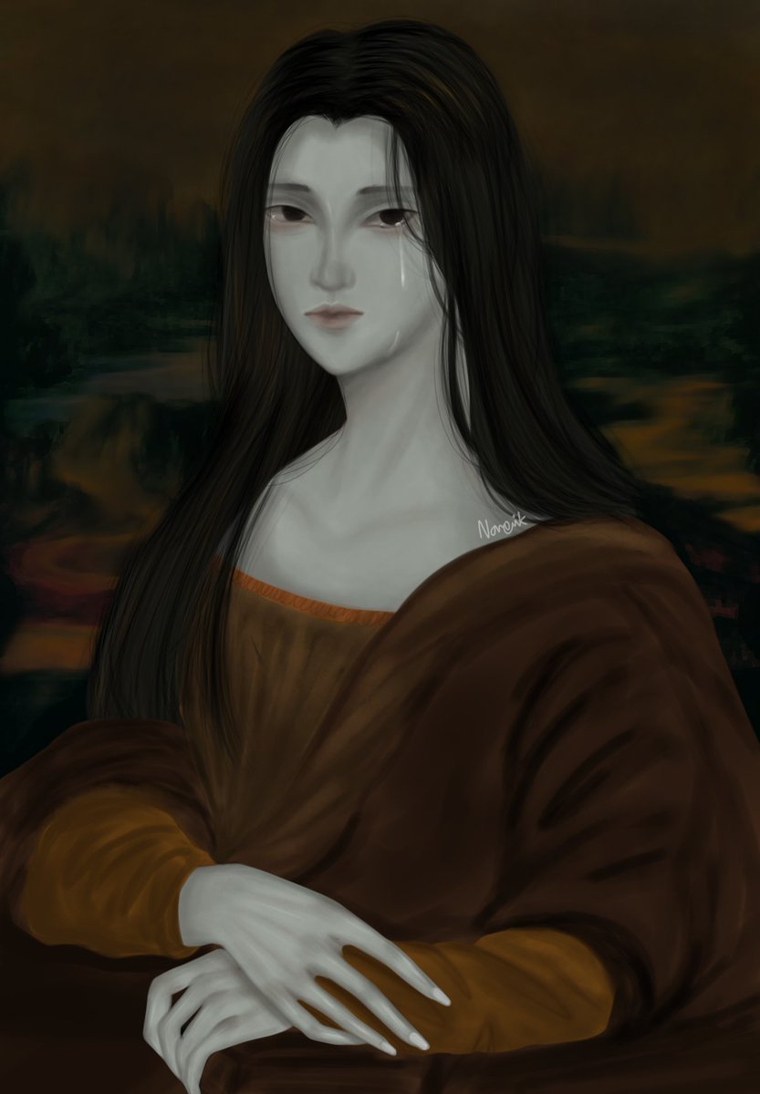 Nampikk2's tweet photo. โมนาลิซ่าาาา #MonaLisaart https://t.co/ORaE61r8lS
