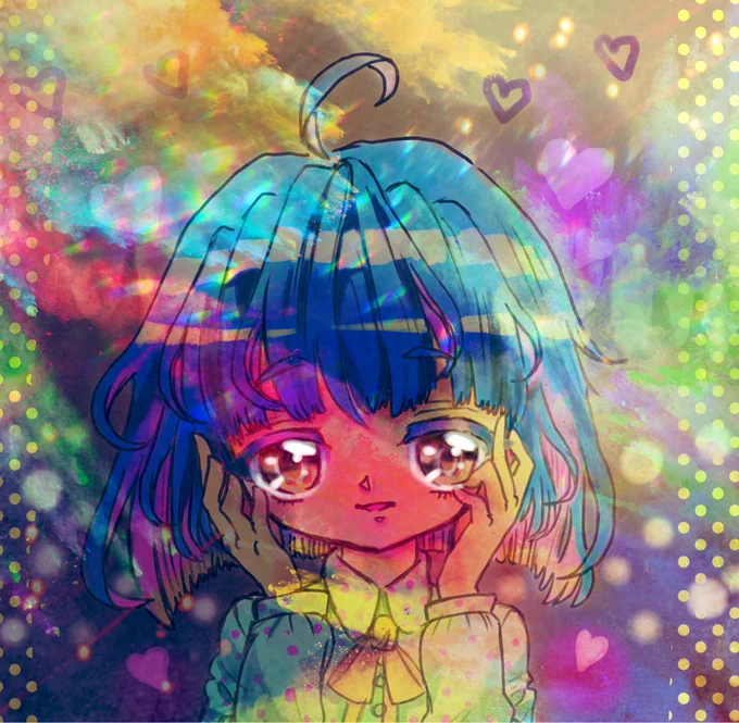 ホログラム少女。 