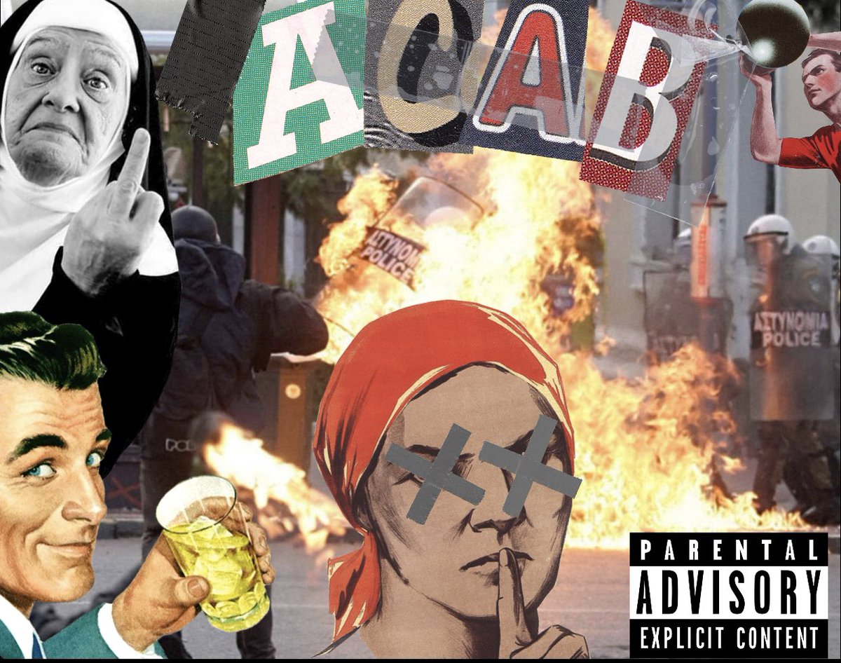 LawlessOne1312's tweet photo. #QuestionAuthority
#QuestionMedia
#QuestionEstablishment
#QuestionEverything
& Always remember
“A.C.A.B.”
24hr #rarible #NFTAuction
0.1eth
https://t.co/lHRsnEhUfm
#collage #nft #NFTs #NFTCommunity #ACAB #Resist #art #digitalart #artcollectors #nftgallery #artcollector #FTW https://t.co/oAlcsL7Kmr