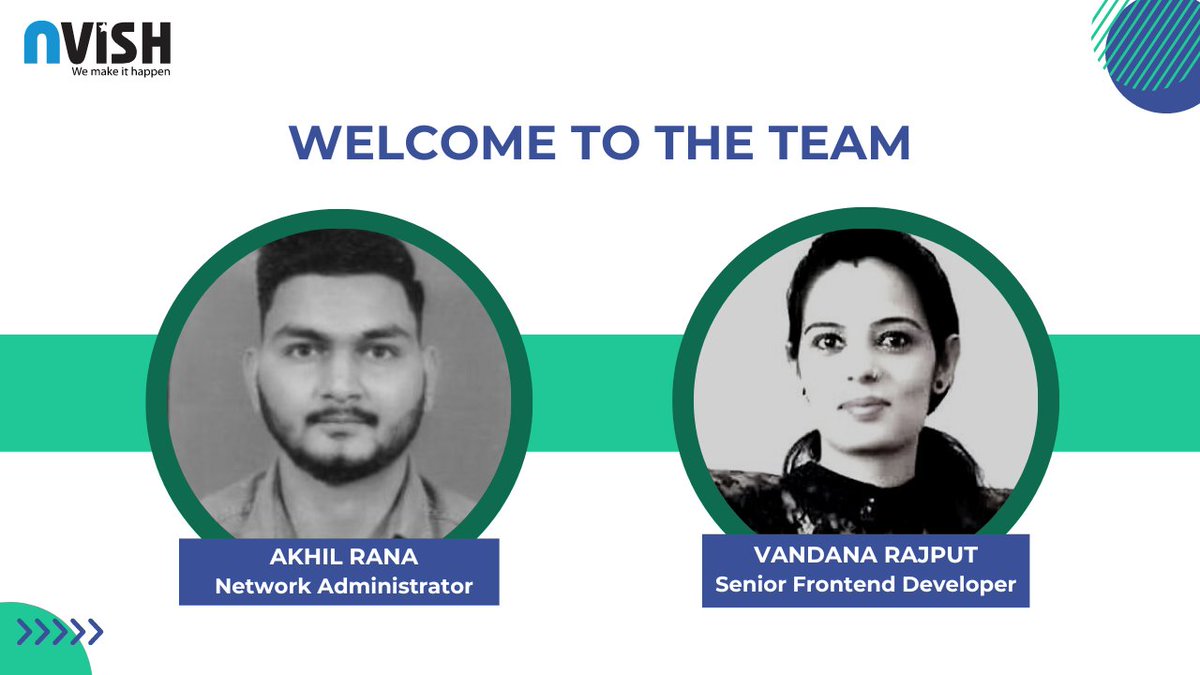 NVISHSolutions's tweet photo. We are delighted to have you among us. On behalf of all the members and the #management, we would like to extend our warmest #welcome and good wishes!
#TeamNVISH #welcometotheteam #teamgrowth #companyculture #welcomeonboard #NVISH https://t.co/M6XSDh2ipX