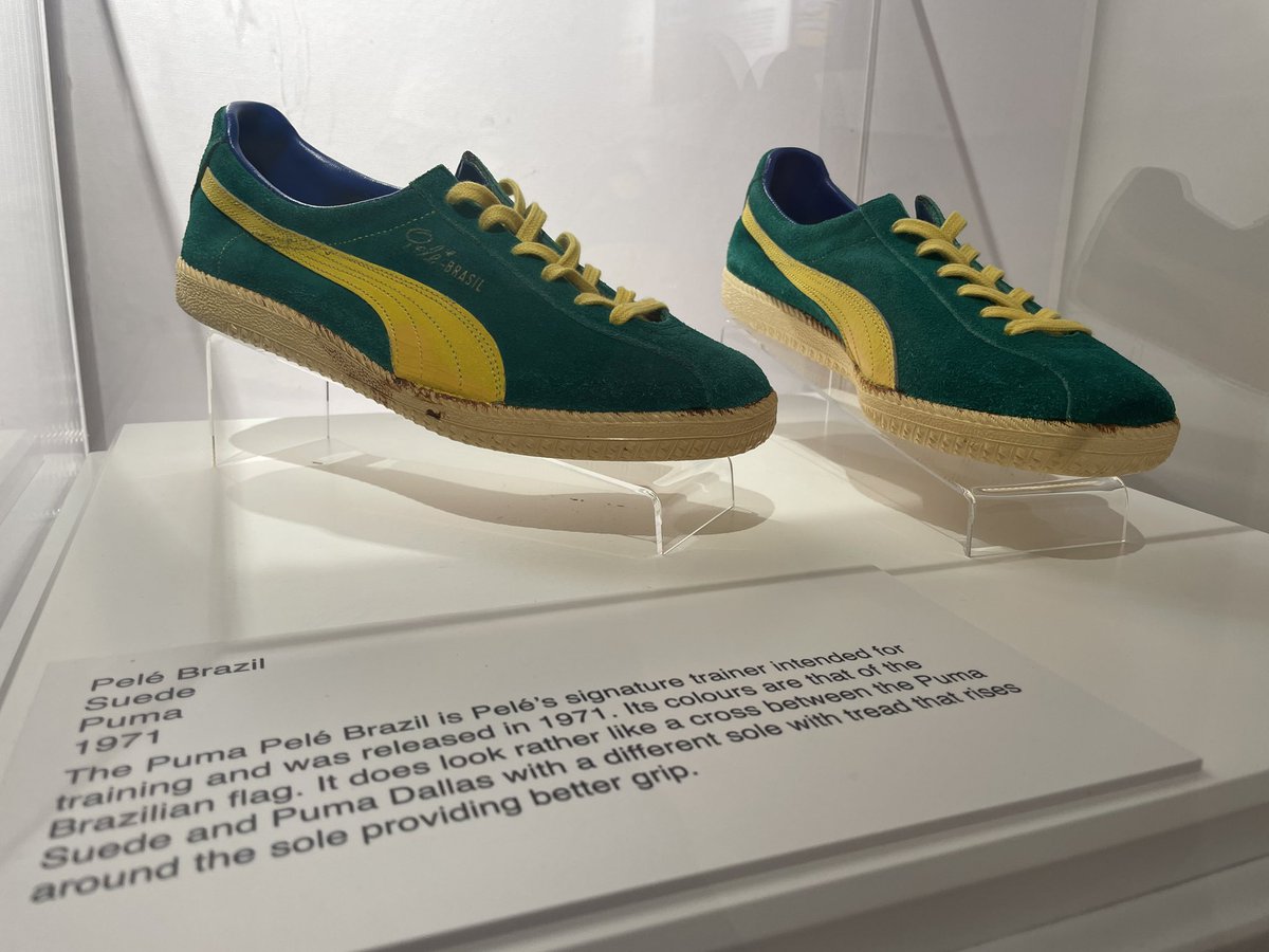tompradio's tweet photo. I’m @NorthamptonShoe where “Trainers: A Global Obsession” tells the century-plus history of some absolute ICONS. It’s on until Feb 26th @BBCNorthampton @AmosAnnabel #trainers #sneakers https://t.co/OGZjTtIGY8