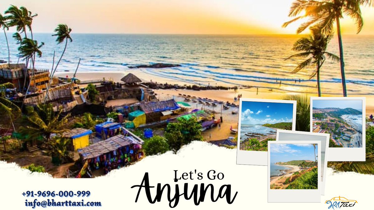 taxibharat's tweet photo. Book a cheap taxi with Bharat Taxi to return to nature on Anjuna Beach in Goa. Take a taxi to get around town or get out of town, whether you're with family or friends. Call us for any queries at +91-9696000999.
#Beach #goa #goacity #goabeach #bharattaxi #taxiservice #travel https://t.co/q9XXSDQgIO