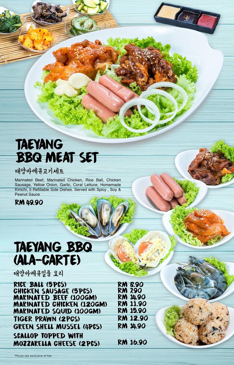 Cyberjaya Info on Twitter "Untuk menu penuh, boleh follow page Tae