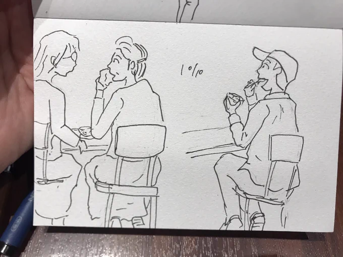 10/10

#カフェスケッチ  #ジェスドロ #がんもスケッチ 