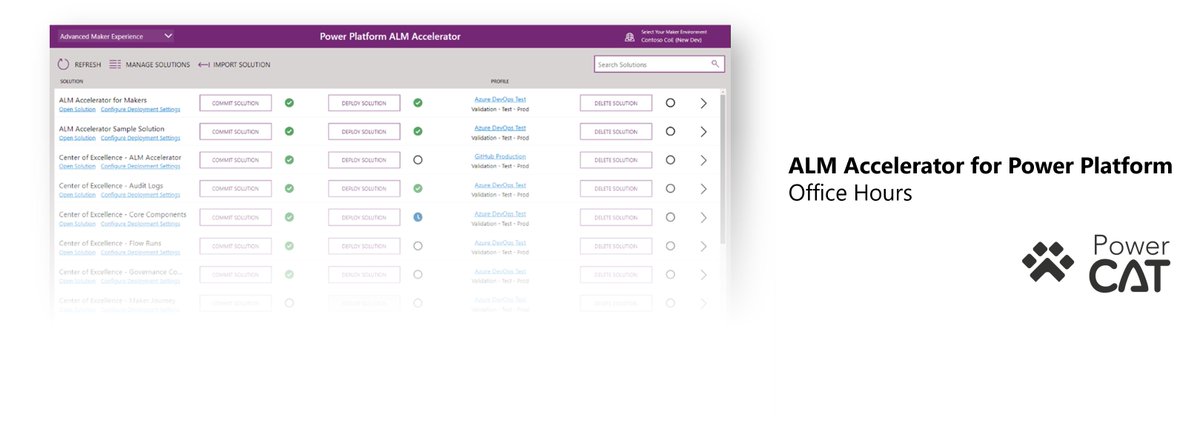 You are invited!

Join us for the #ALMAccelerator for #PowerPlatform Office Hours on 13th of October at 7:00 am PDT / 9:00 am EDT / 16:00 CEST

Register at lnkd.in/eY2h3snT

#PowerApps #PowerAutomate #PowerAddicts