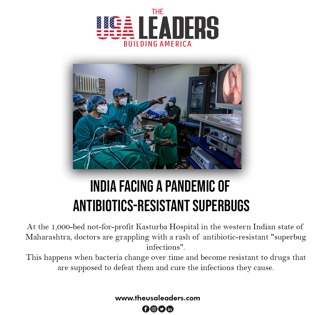 leaders_usa's tweet photo. At the 1,000-bed not-for-profit Kasturba Hospital in the western Indian state of Maharashtra, doctors are grappling with a rash of antibiotic-resistant "superbug infections".

#india #healthcare #inflession #indianmedicalassociation https://t.co/JnZvYgVjis