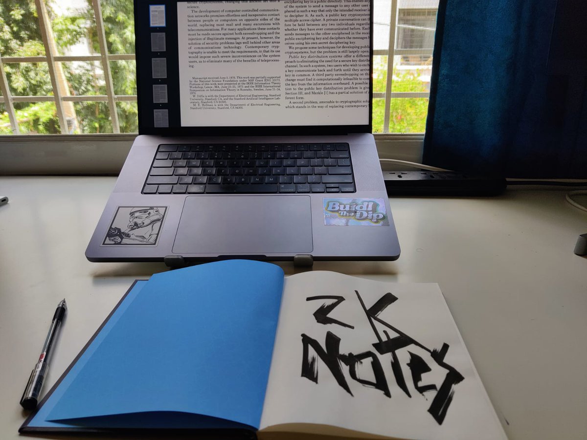 caffe1nator's tweet photo. #day0
zk adventure begins! Will be following brilliant resources by @a16z documented in the canon

https://t.co/XqpzWThXQN https://t.co/IxhcWePnhv