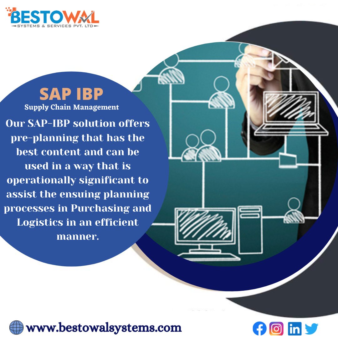 bestowalsystems's tweet image. Get excellent solutions for every supply chain problem from us
.
Visit Us: bestowalsystems.com
.
#SAPIBP #sapcompanies #sapservice #sapprovidingcompany #ibpdeveloper #ibpsolutions #IntegratedBusinessPlanning #supplychainmanagement #supplyanddemand #supplychainsolutions